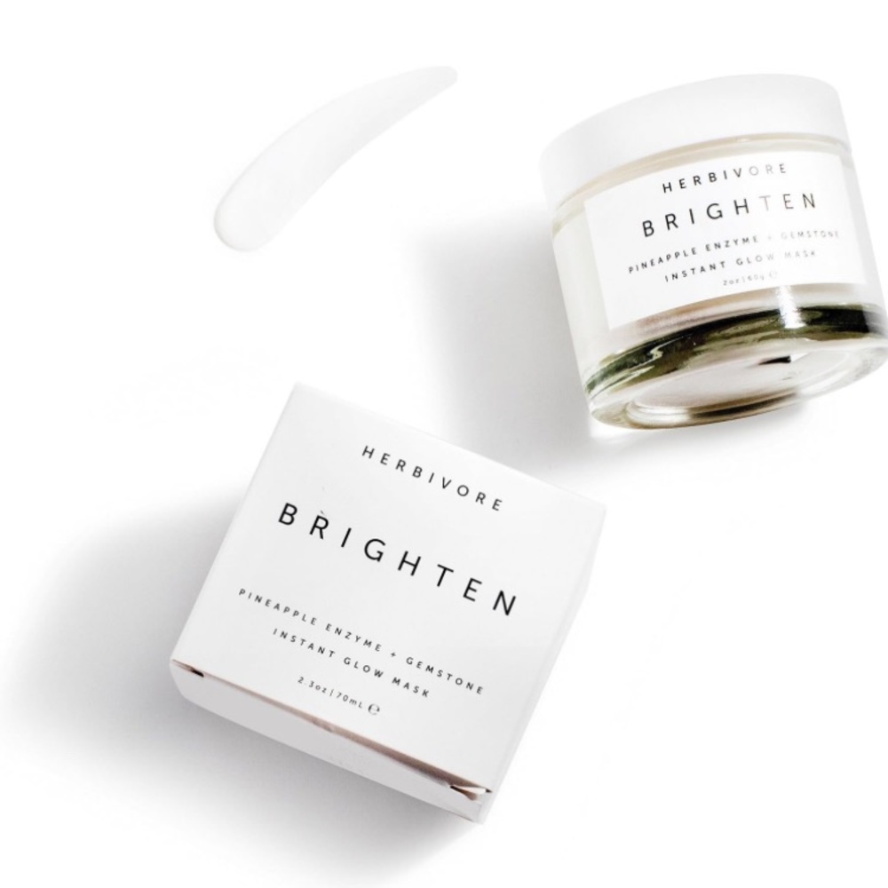 HERBIVORE Brighten Pineapple Enzyme + Gemstone Instant Glow Mask